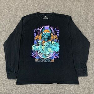 Halloween Horror Nights‎ 2022 Universal Monsters Black Long Sleeve Large